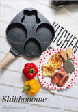 ماهیتابه پنکیک گرانیتی نچسب مدل ۴ خانه
