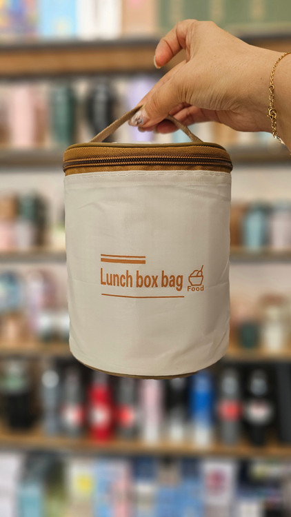 ظرف غذا ولانچ باکس دو عددی کیف دار lunch box