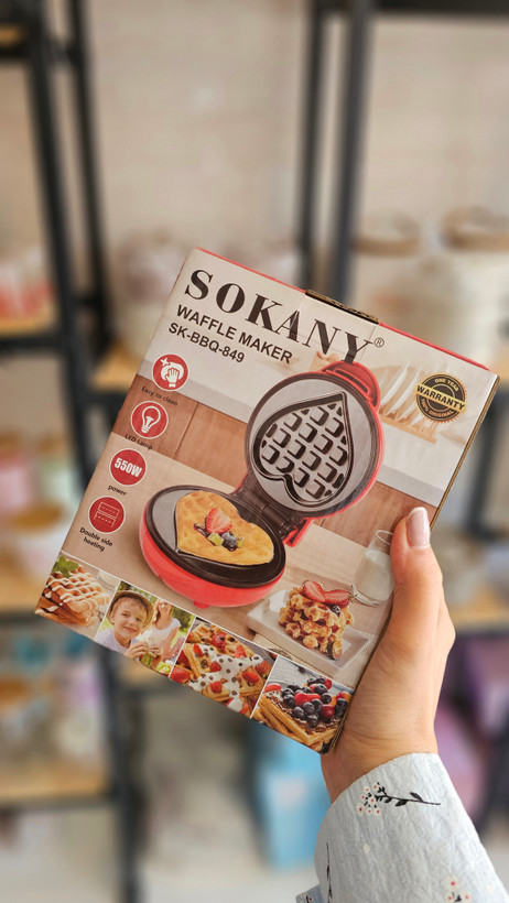وافل ساز قلبی سوکانی مدل SK_BBQ_849